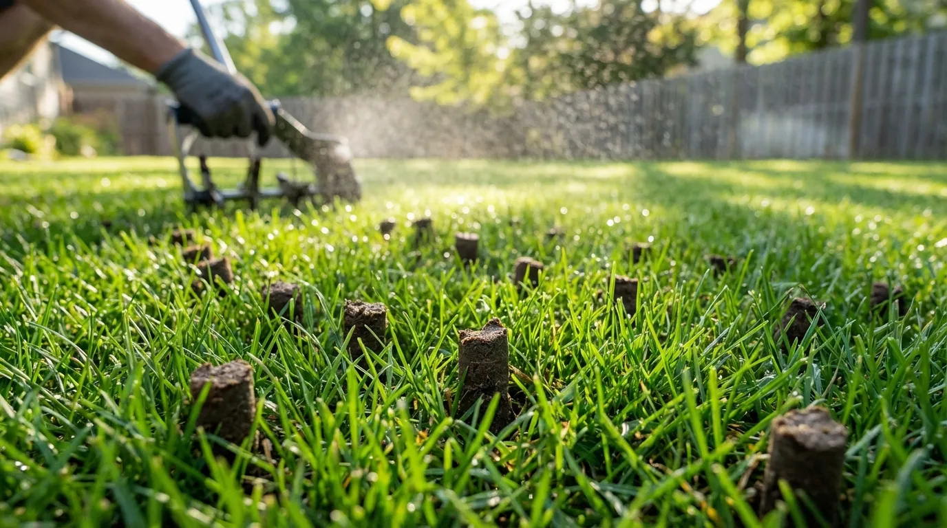Lawn aeration service Carver MN