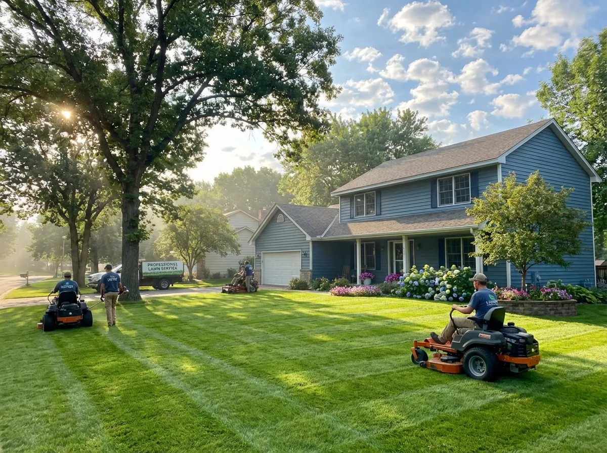 Lawn mowing service in Carver MN