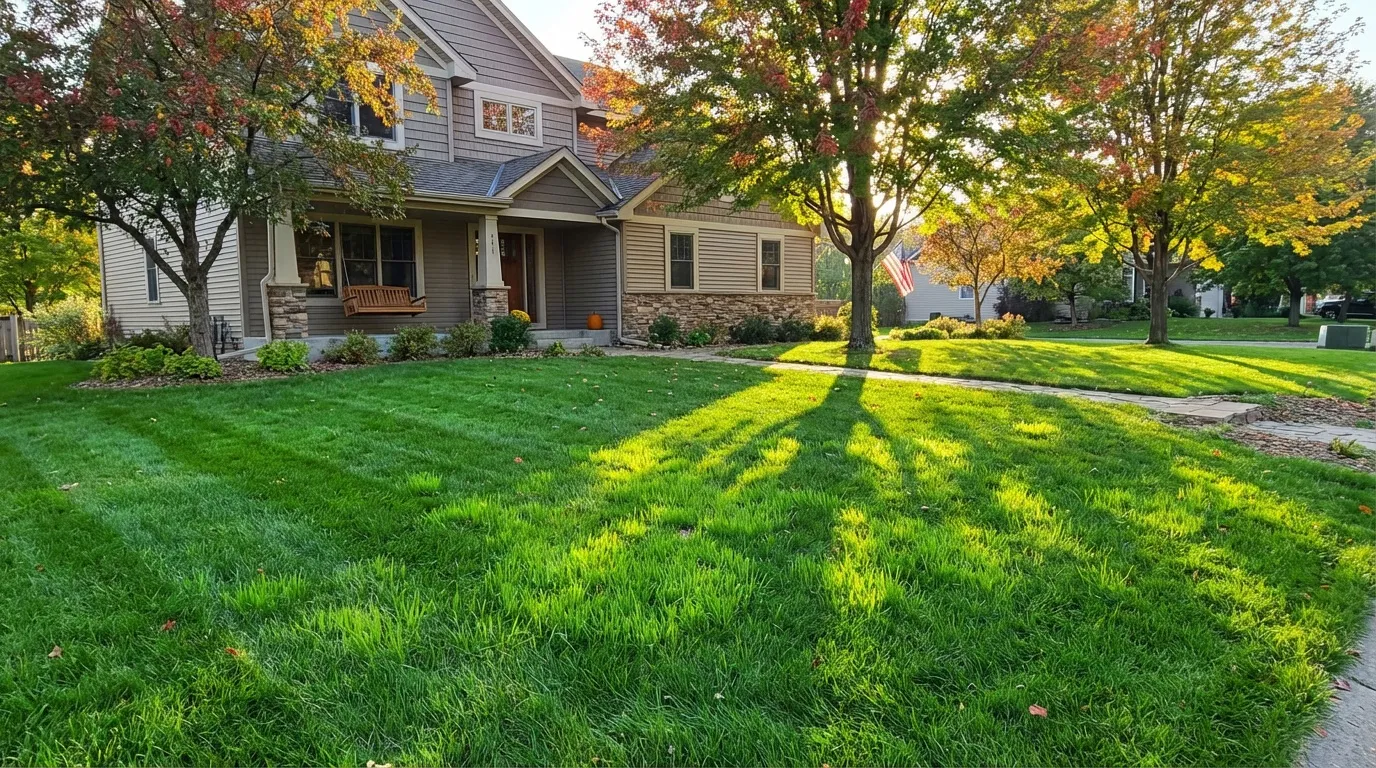 Overseed lawn service Carver MN