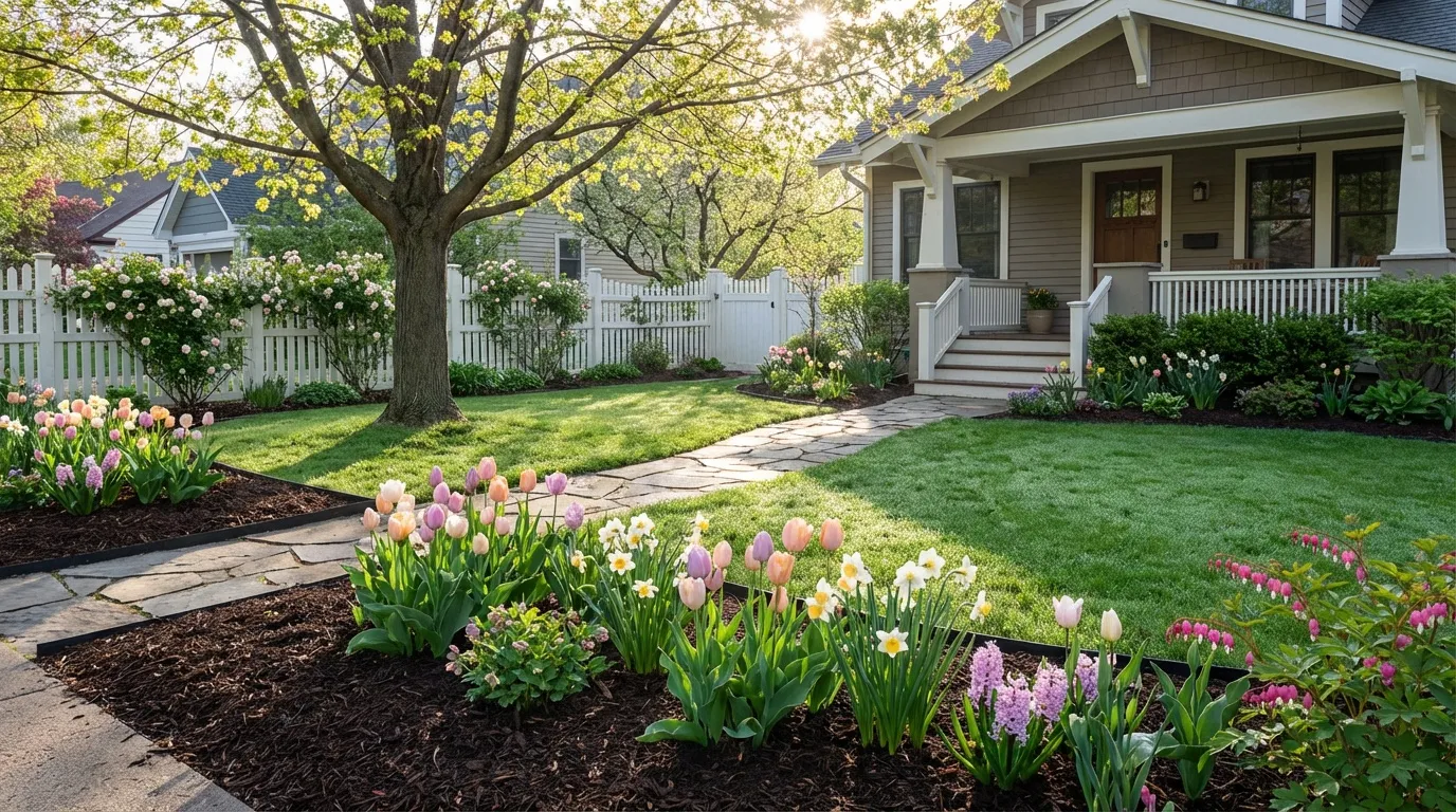 Mulching and garden bed maintenance Carver MN