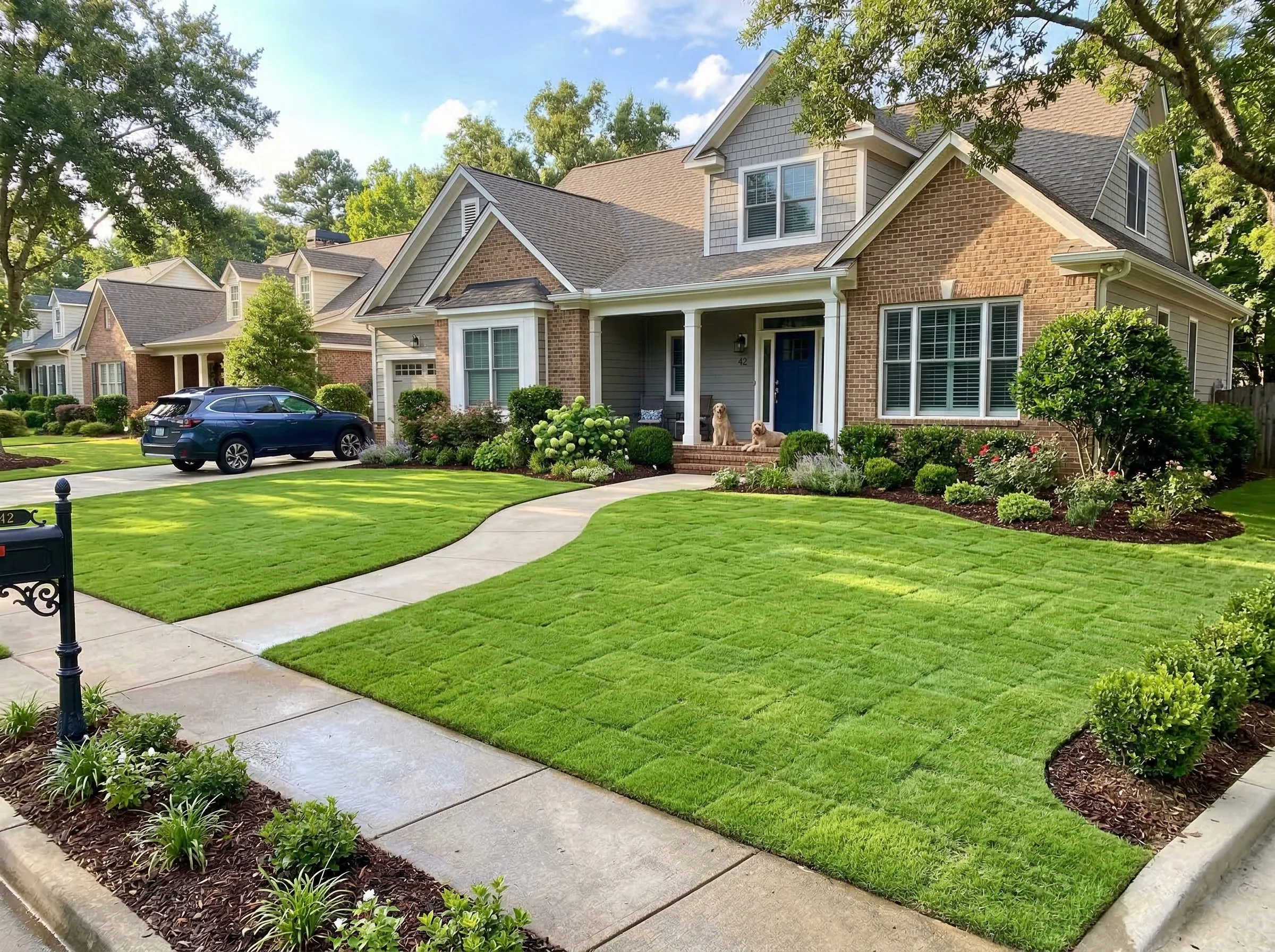 Professional lawn aeration service in Carver, MN by Hartley Lawn and Landscape