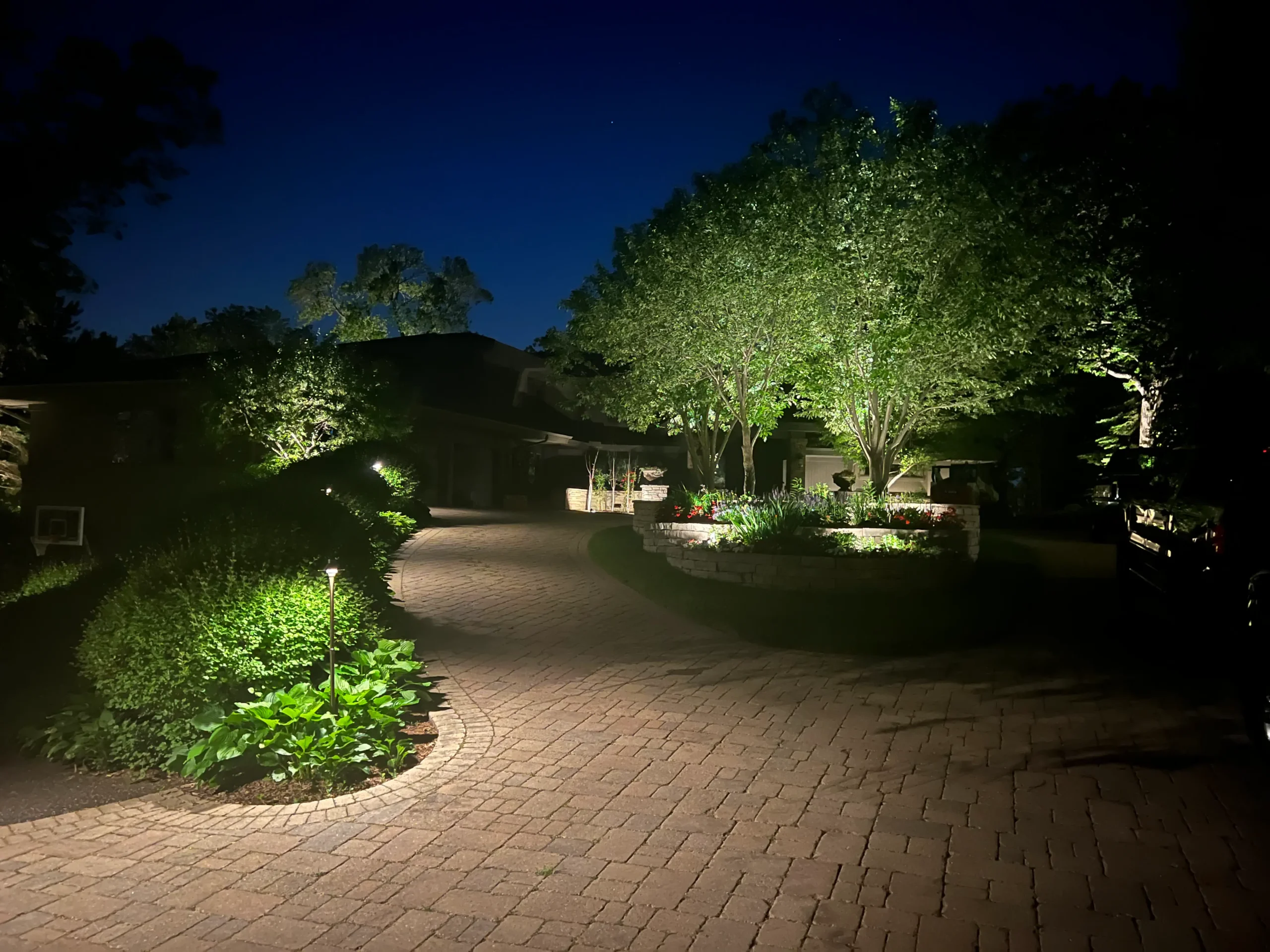 Outdoor security lighting in Carver MN area