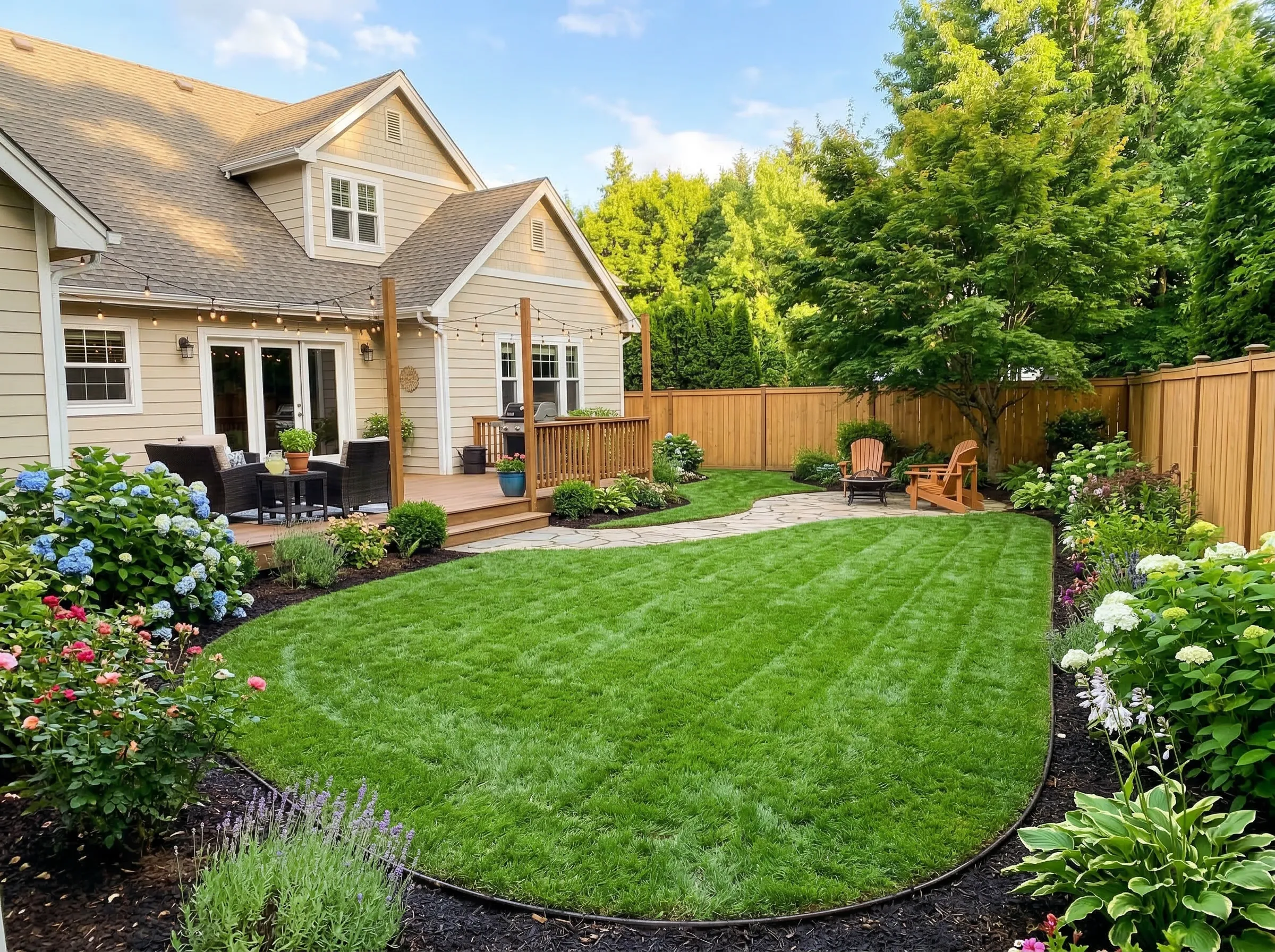 Residential lawn aeration in Minnesota
