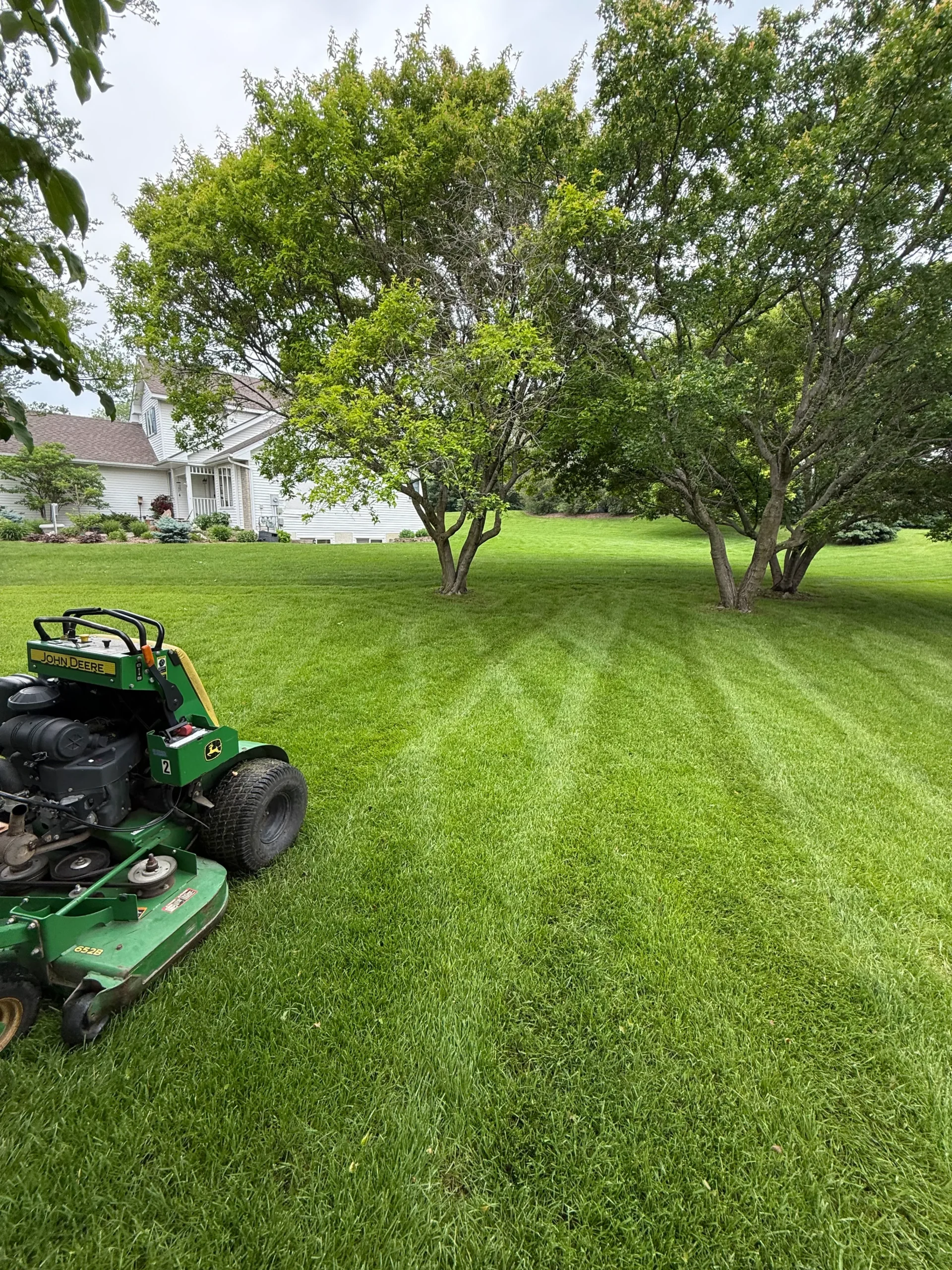 Residential mowing service in Carver MN by Hartley Lawn & Landscape
