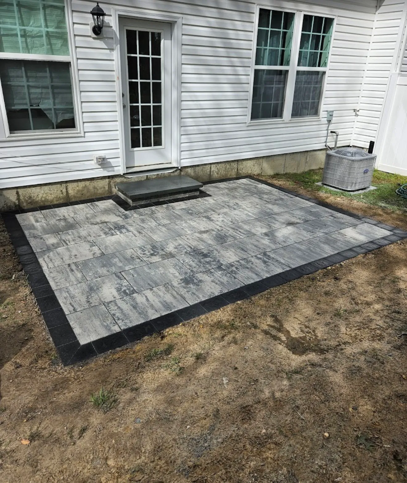 Backyard hardscape renovation in Carver MN
