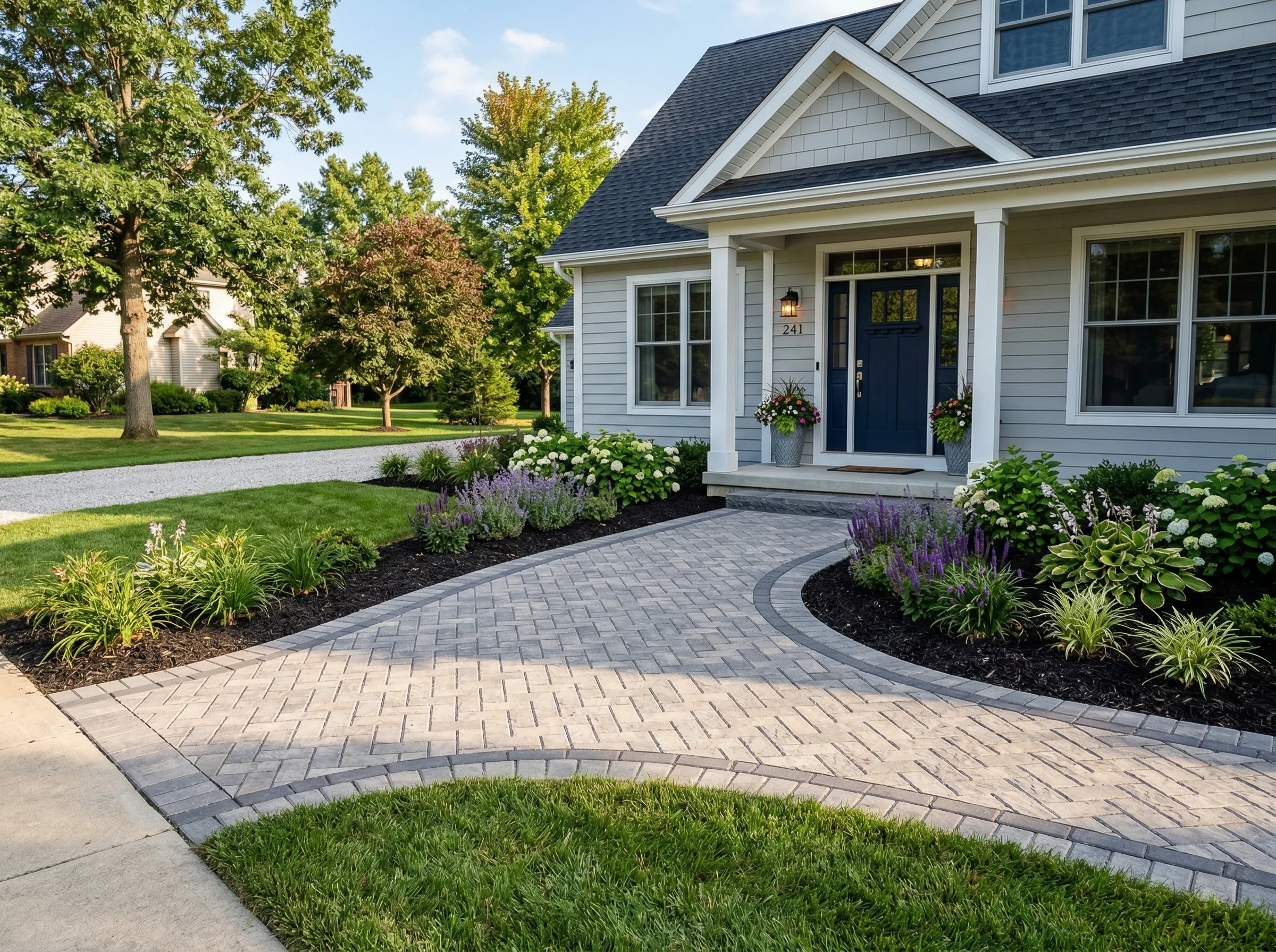 Paver walkway builder in Carver, MN by Hartley Lawn & Landscape