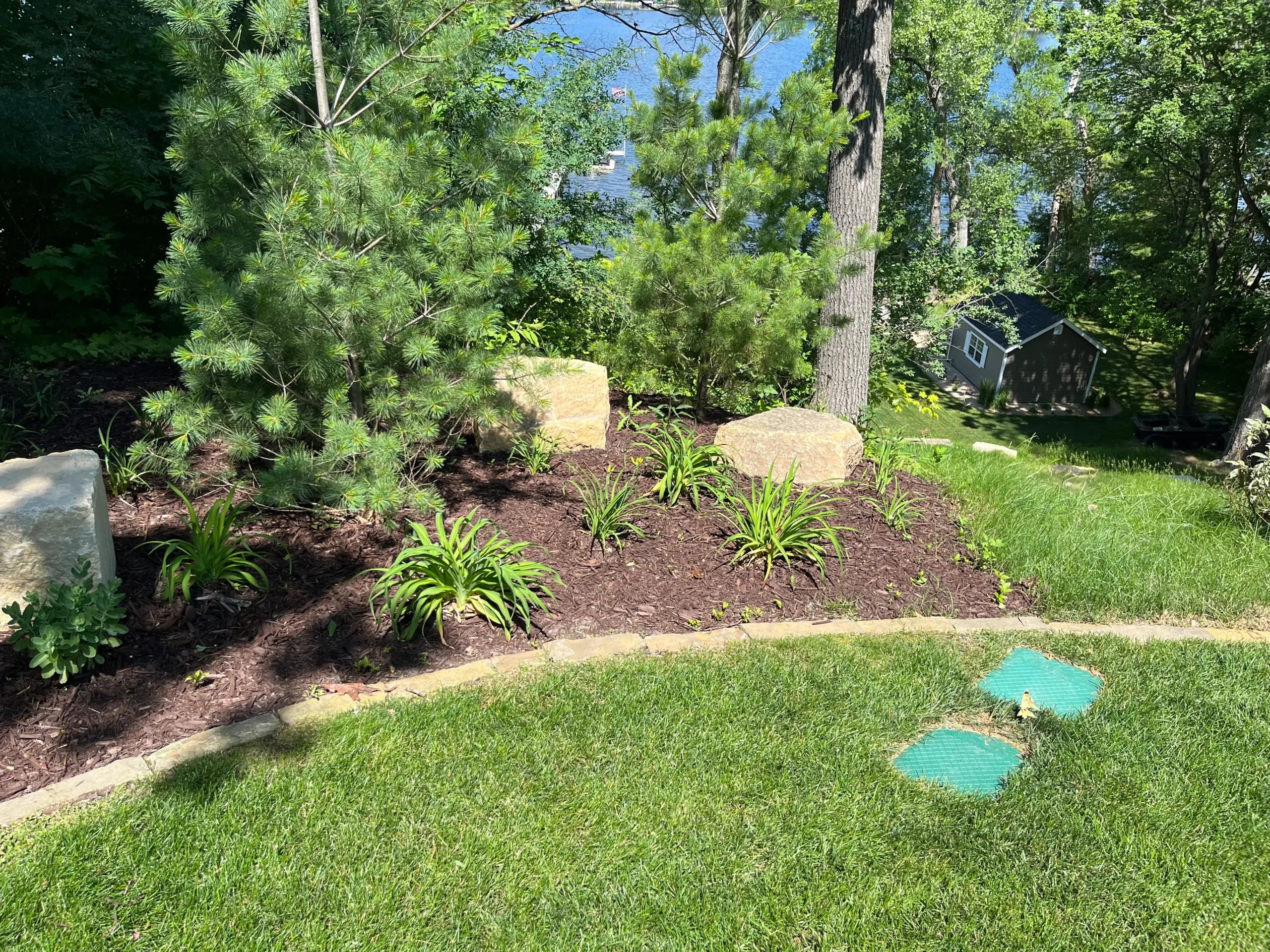 Landscaping weeding and bed maintenance in Carver MN