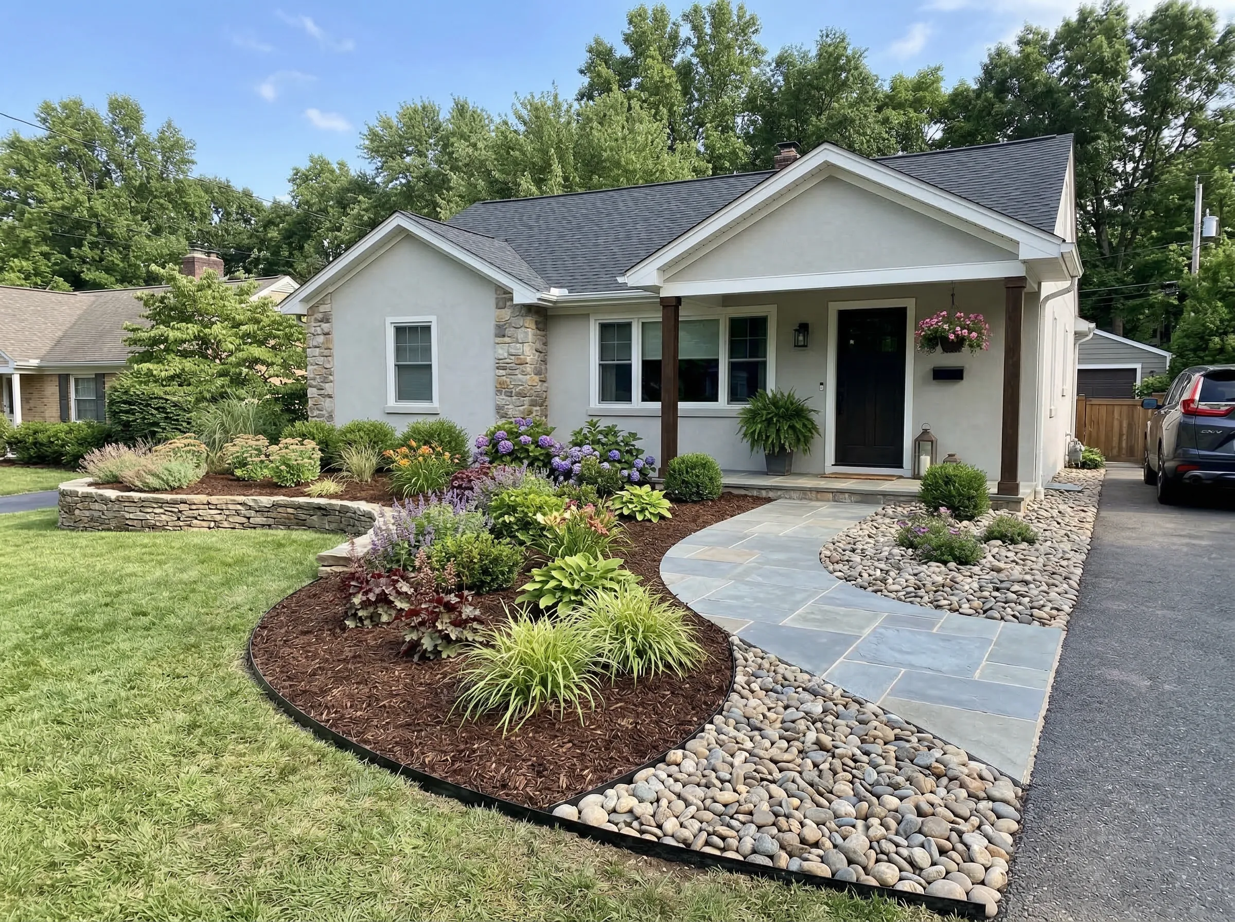 Core lawn aeration relieving compacted clay soil in Scott County, MN